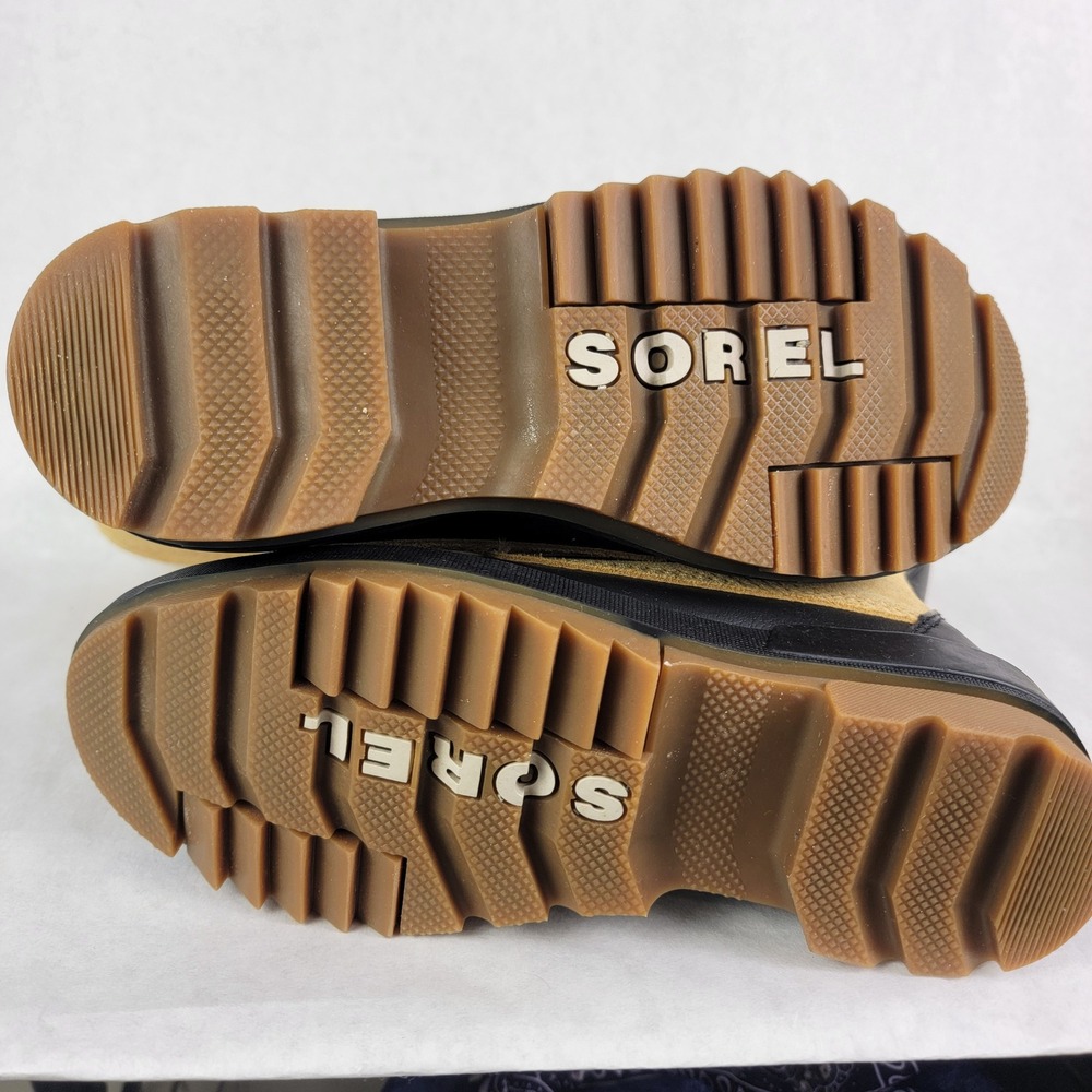 Sorel Tivoli IV Tall Waterproof Winter Boots Tan Black Womens 8.5 Snow Normcore - Picture 10 of 11